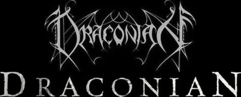 Logos de Draconian: arriba, el clásico; abajo el utilizado desde Arcane Rain Fell